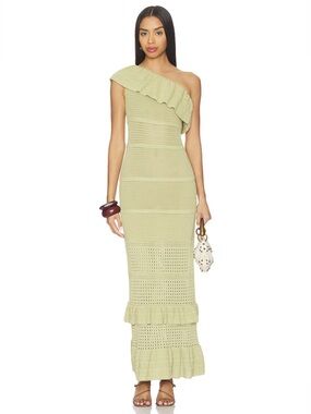 Tularosa | Dresses | Tularosa Finley Crochet Midi Dress In Ivory Size Large New New With Tags